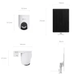 EZVIZ HB8C Lite Kültéri kamera és 5W napelem - Image 4